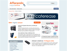 Tablet Screenshot of cellulari.affarando.it